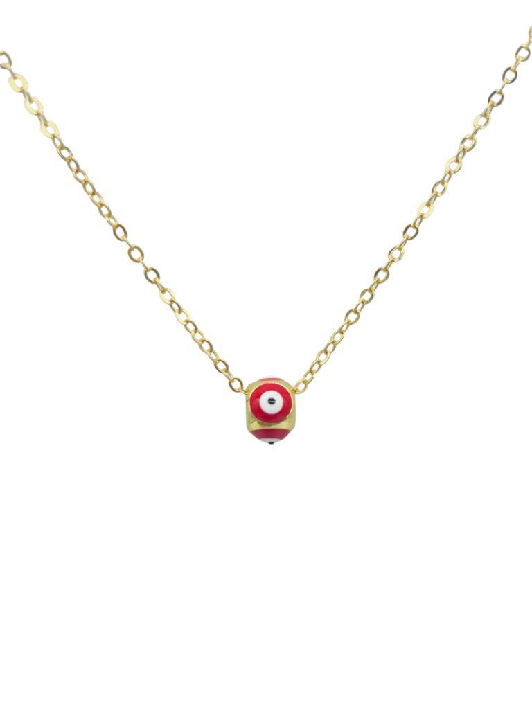 Cadena con dona de ojo rojo