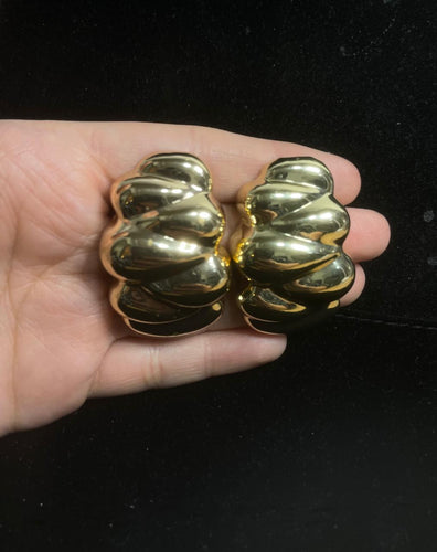 arete grande con gotas