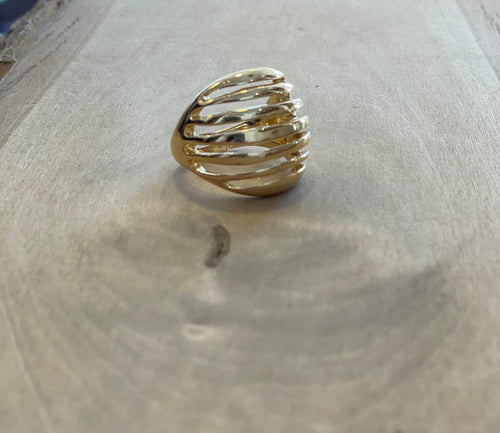 Anillos circular con líneas