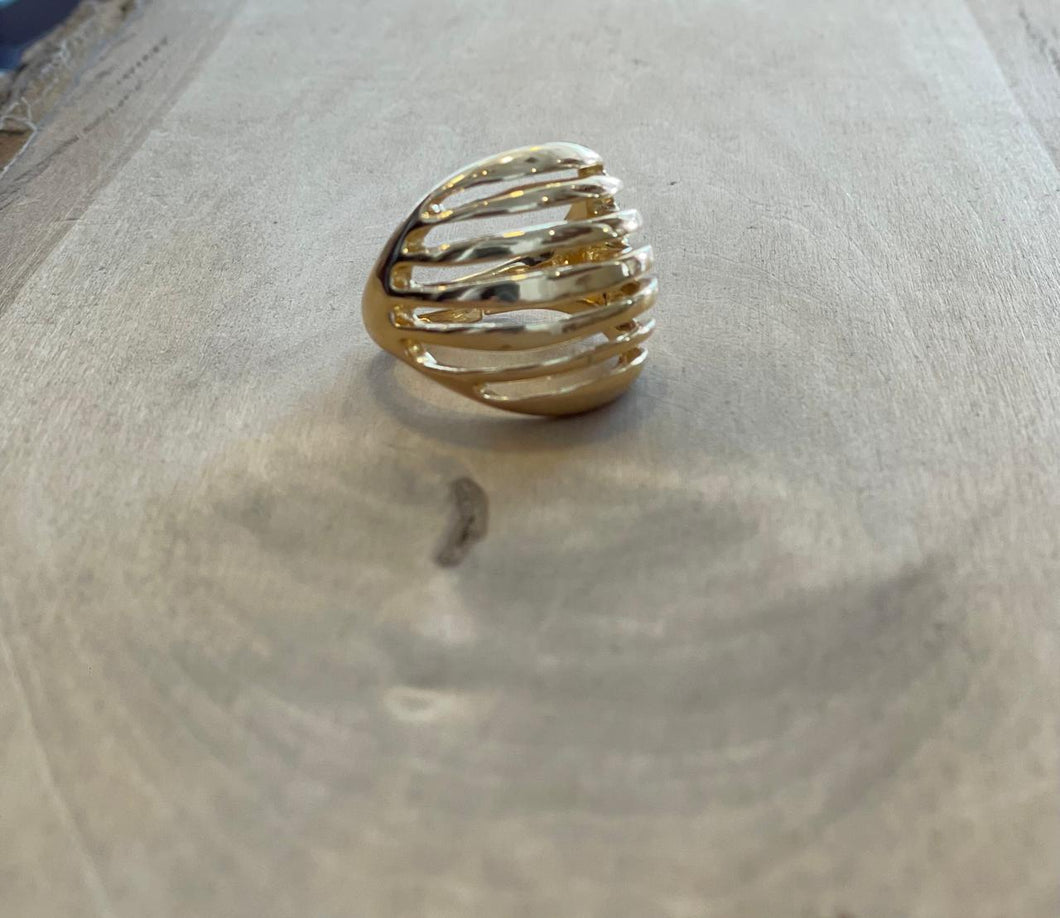 Anillos circular con líneas