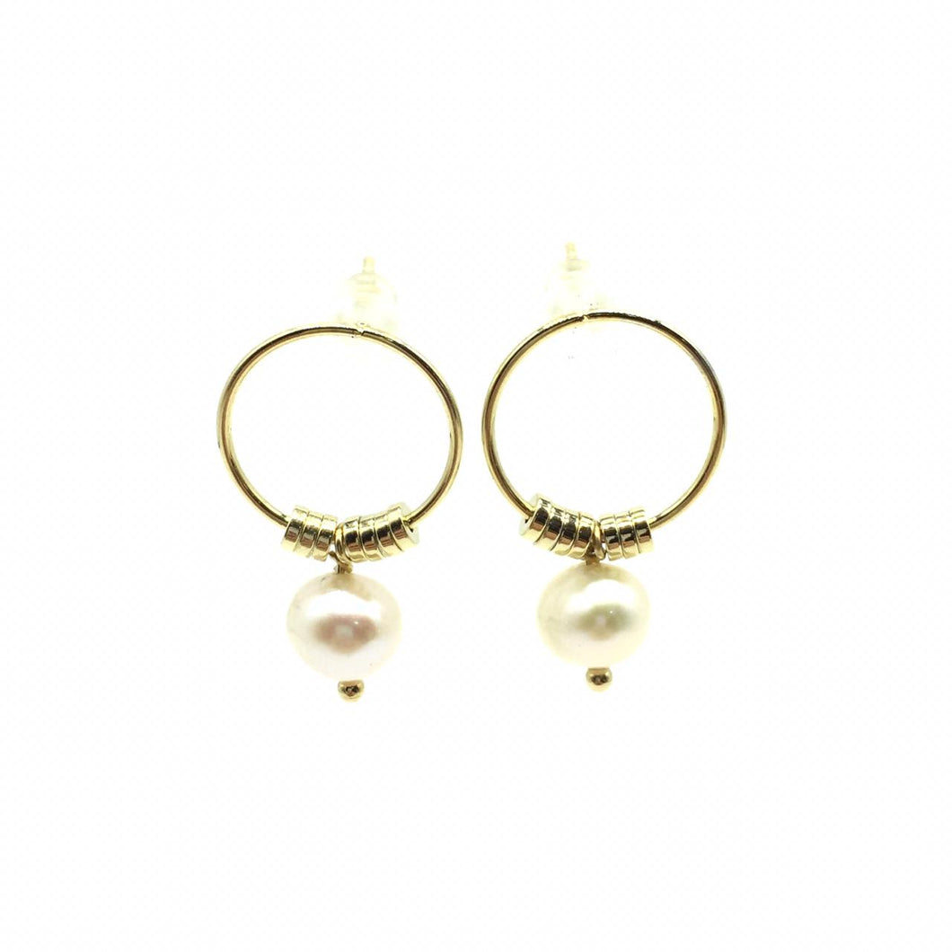 Broquel aro rodeles y perla