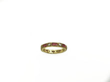 Cargar imagen en el visor de la galería, ANILLO BAGUETTE CRISTAL ROJO